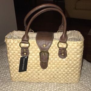 NWT Ashley Stewart Basket Purse